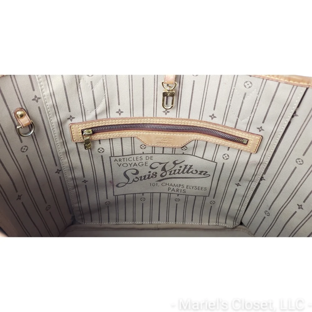 Authentic Louis Vuitton Neverfull MM #2646M - Picture 7 of 9